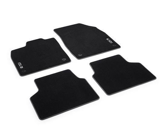 ID3 Textile floor mat set ‘Premium’ with lettering