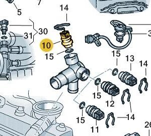 Temperature Sensor – 059 919 501 A
