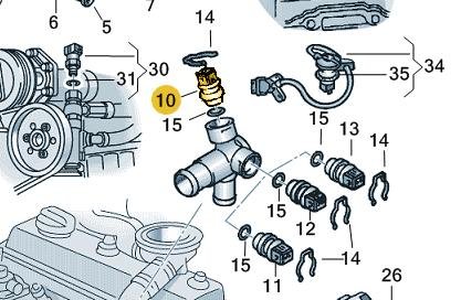 Temperature Sensor – 059 919 501 A