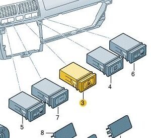 Hazard Warning Switch