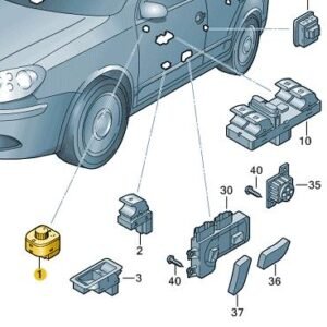 Mirror Adjustment Switch – 1K0 959 565 L REH