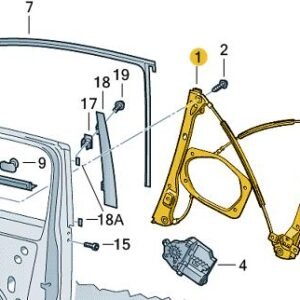 N/S Front Window Regulator – 1K3837461B