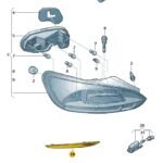 Scirocco – N/S/R Bumper Reflector – 1K8 945 105 B