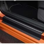 Polo [AW] , Taigo [2F] Door Sill Protection Film – Black / Silver