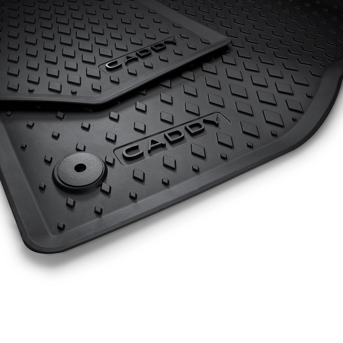 Caddy V – All-weather rubber mat set, rear