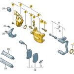 N/S Rear Caliper With Motor – 3C0 615 403 G