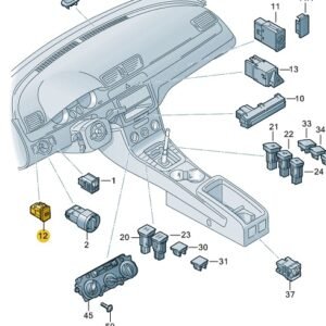 Electronic Parking Brake Switch – 3C0 927 225 C REH