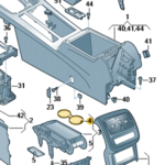 Insert for Stowage Compartment Passat – 3G0 863 301 82V