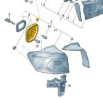 Golf SV – N/S/R Outer Light Bulb Holder – 510 945 257 B