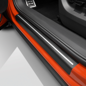Tiguan [571] Front and Rear Door sill protection trim Black/Silver