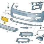 Front Number Plate Bracket – 5G0 807 287 AK 9B9