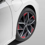 ‘LEEDS’ Alloy Wheel Design Inserts – Red Blade – 5H0 071 214 E