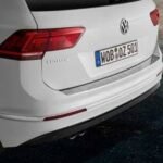 Tiguan Rear Bumper Protector – Steel Look Plastic