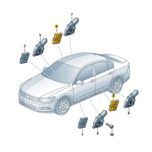 Rear Door Control Unit – 5Q0 959 595 E