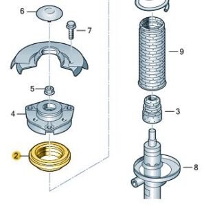 Front Suspension Top Bearing – 6N0412249E