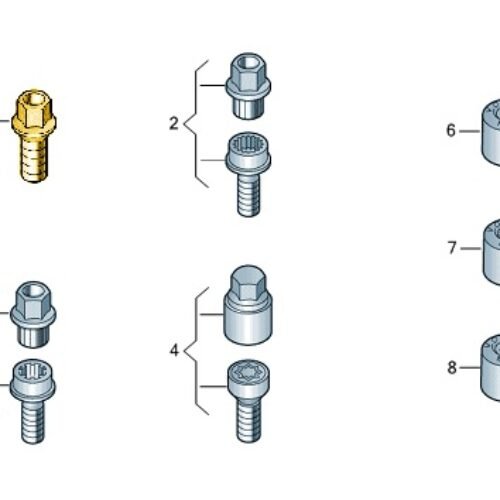 Touareg – Standard Wheel Bolt