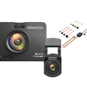 Kenwood Dash Camera Bundle (1080p Front & 1080p Rear) – DRV310 HWK