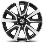 Caddy 2021 > [SB] 18″ Alloy Wheel Set, Polished Black – ZGB 2SK 071 497H