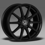 Transporter T5, T6, T6.1 – 18″ Alloy Wheel Set – Matt Black 10 Spoke